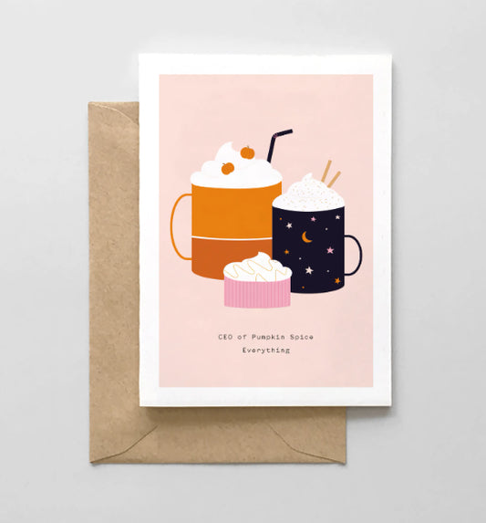 CEO of Pumpkin Spice Everything - Card